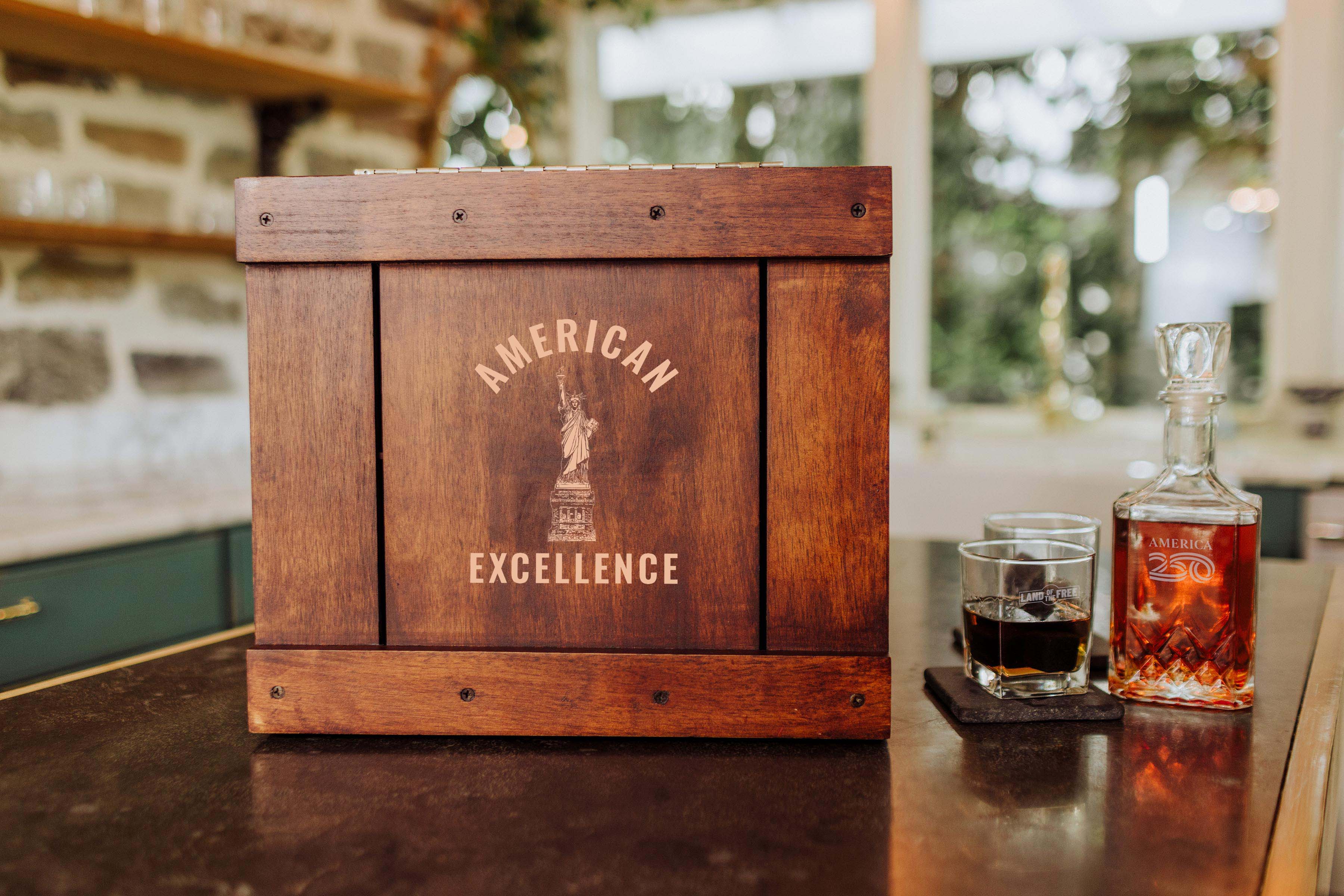 America250 - Whiskey Box Gift Set with Decanter