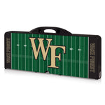 Wake Forest Demon Deacons Football Field - Picnic Table Portable Folding Table with Seats