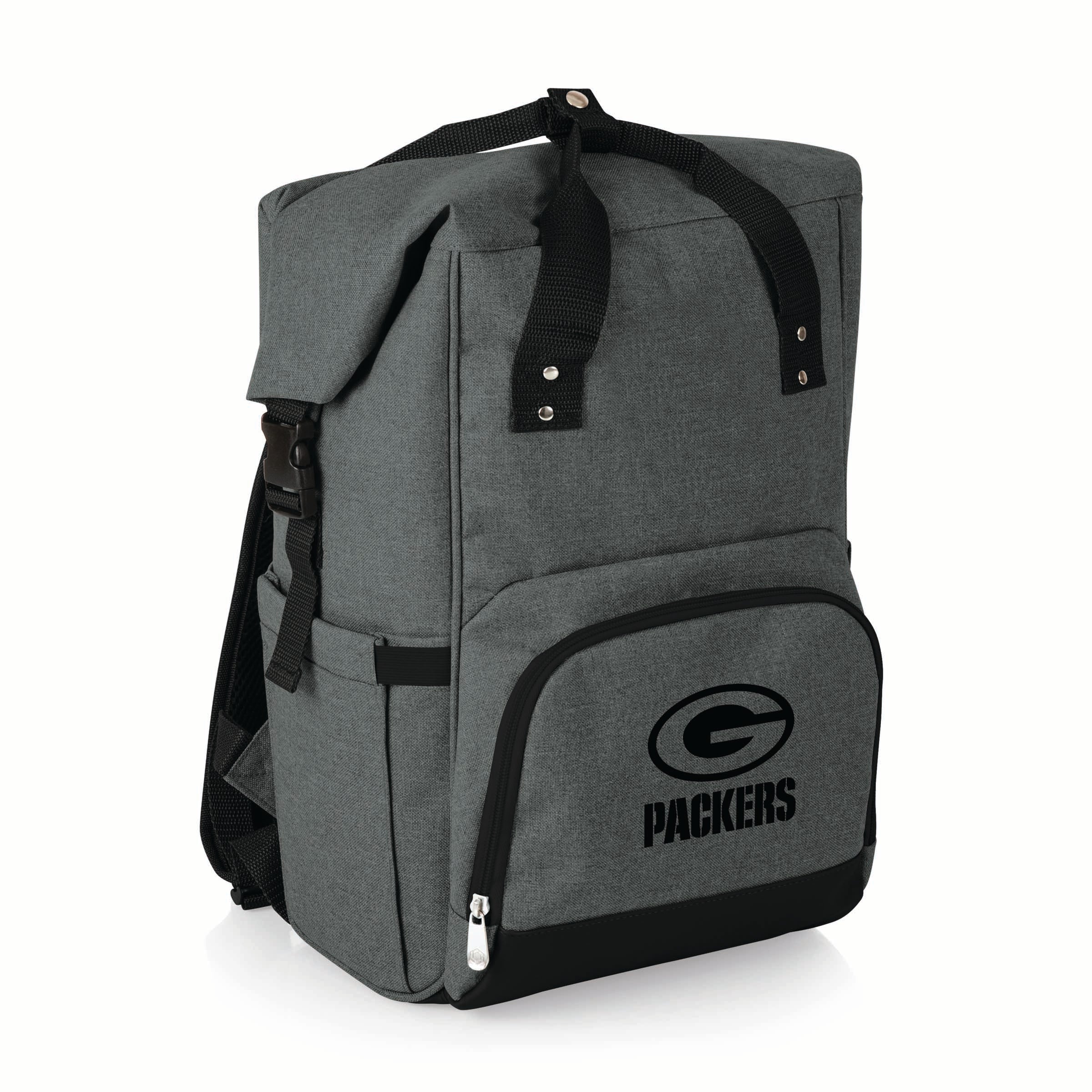 Green Bay Packers - On The Go Roll-Top Backpack Cooler