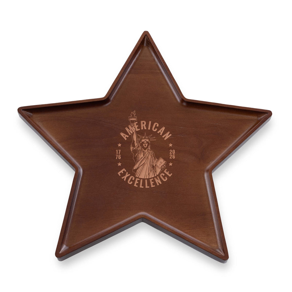America250 - Star Shaped Serving Tray-Picnic Time Family of Brands