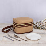 Beige with Brown Accents