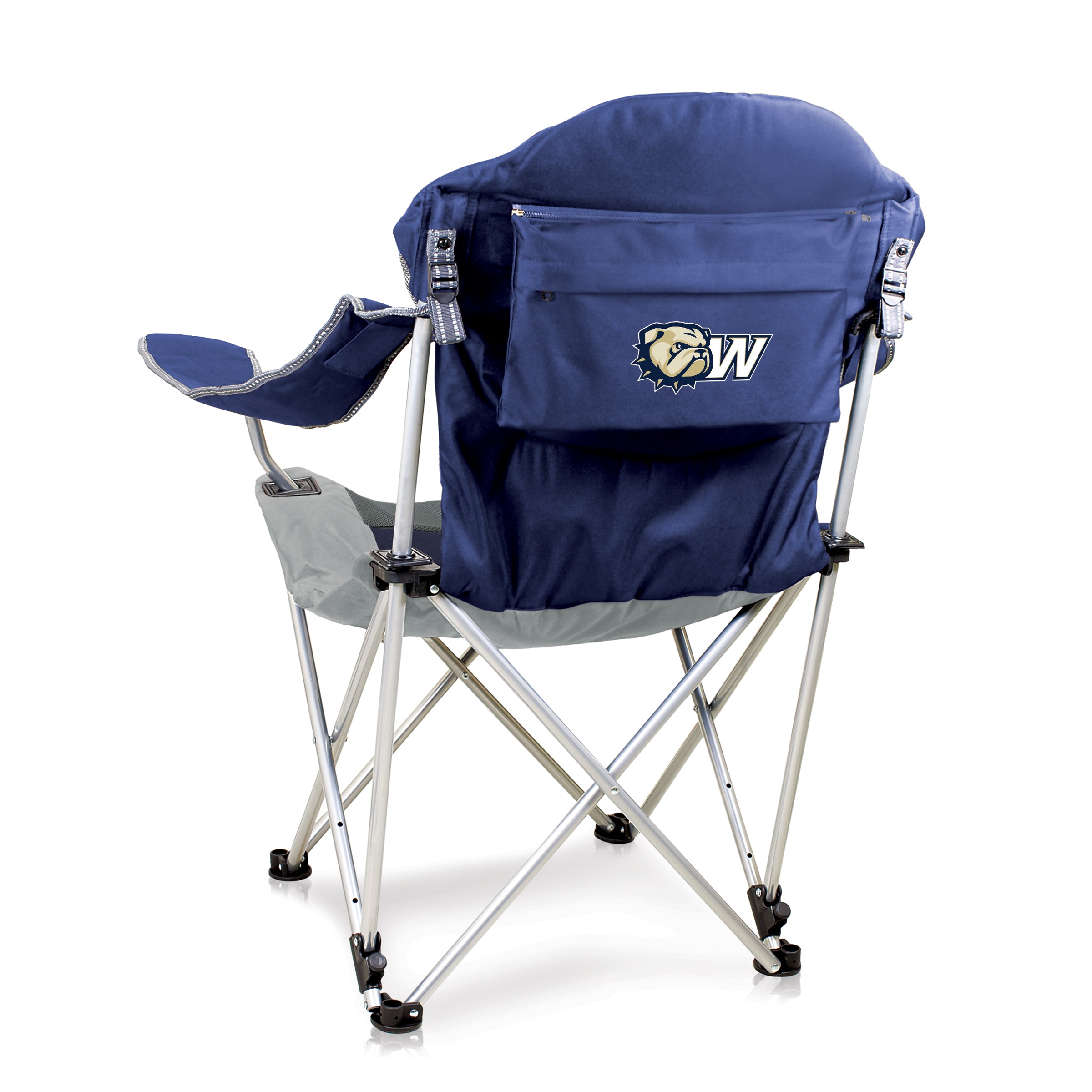 Wingate University Bulldogs - Reclining Camp Chair