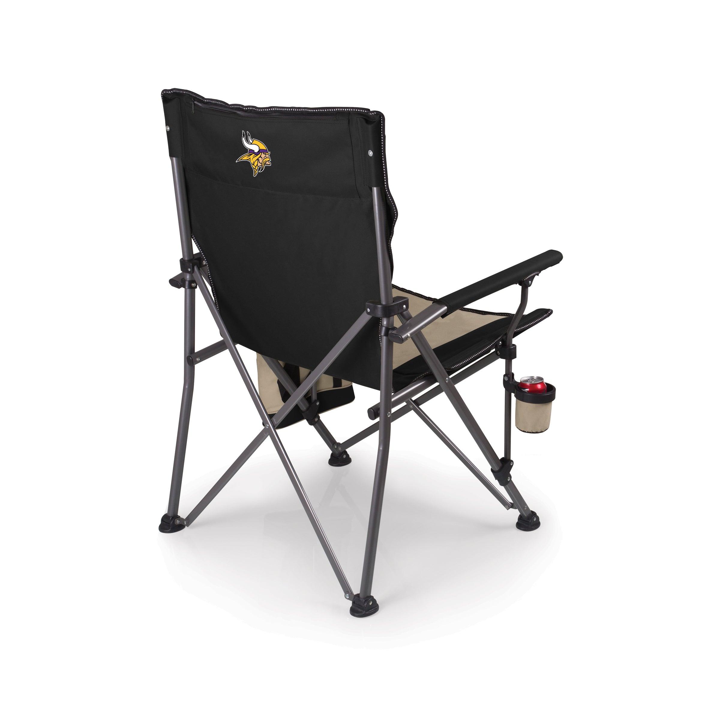 Minnesota Vikings Logo - Big Bear XXL Camping Chair with Cooler