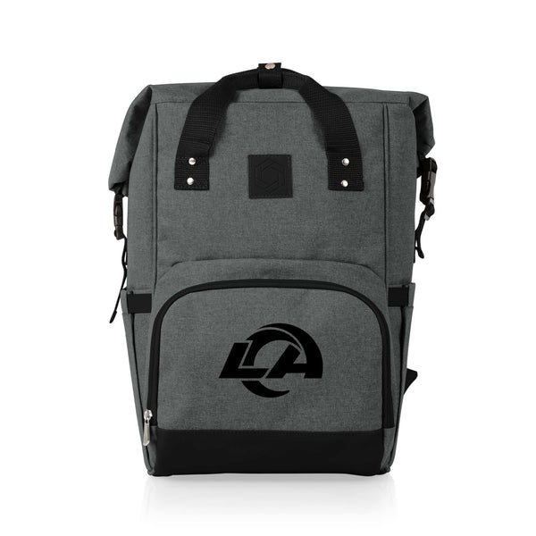 Los Angeles Rams - On The Go Roll-Top Backpack Cooler