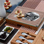 Las Vegas Raiders - Concerto Glass Top Cheese Cutting Board & Tools Set-Picnic Time Family of Brands