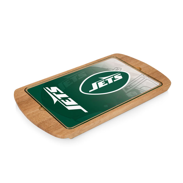 New York Jets - Billboard Glass Top Serving Tray