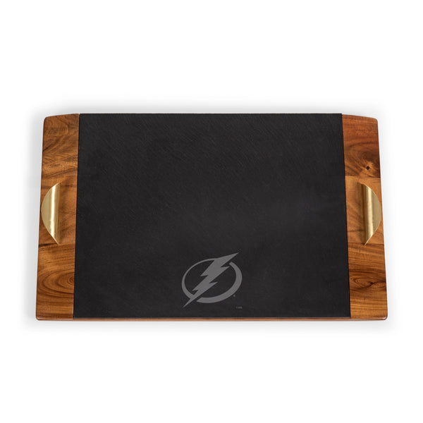 Tampa Bay Lightning - Covina Acacia and Slate Serving Tray