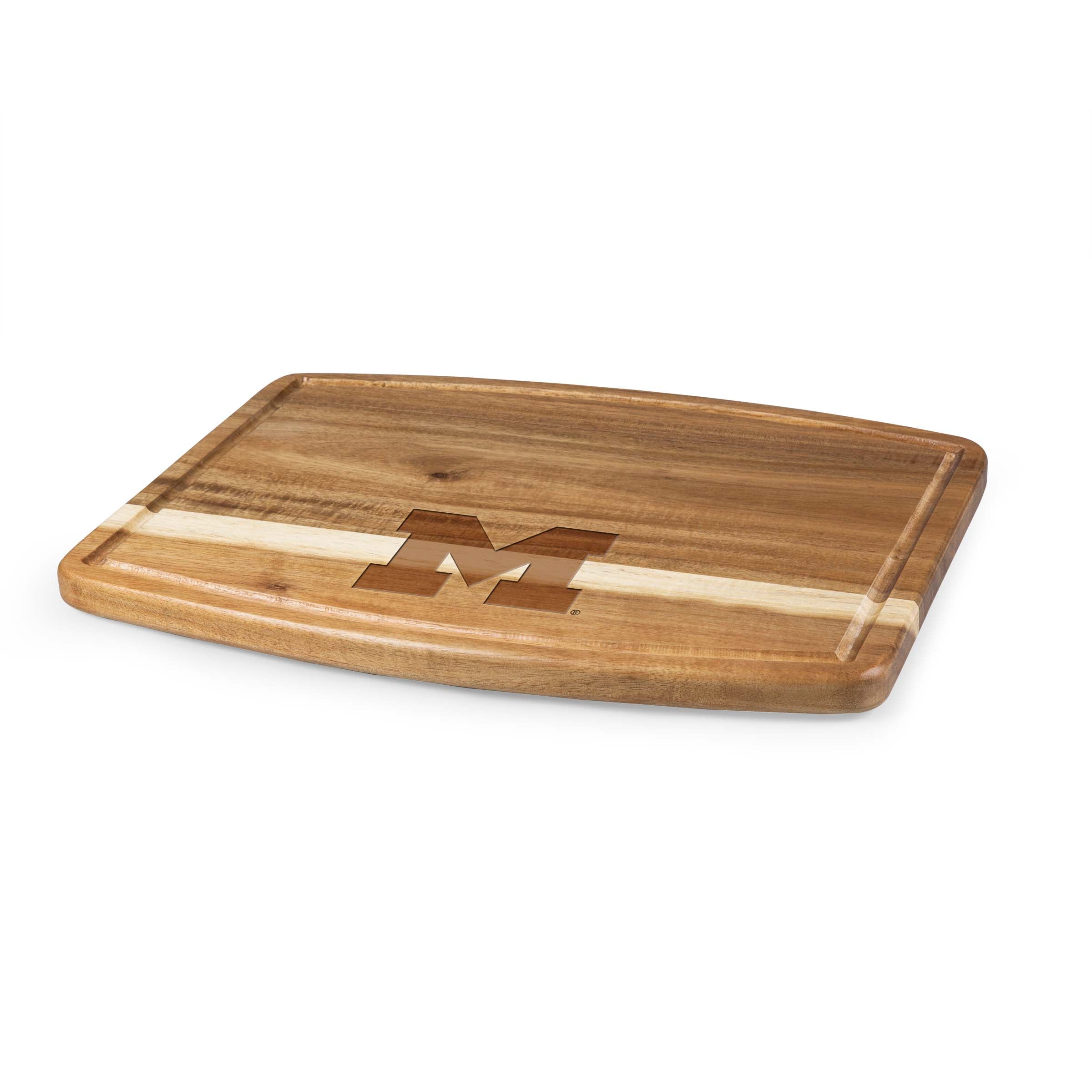 Michigan Wolverines - Ovale Acacia Cutting Board