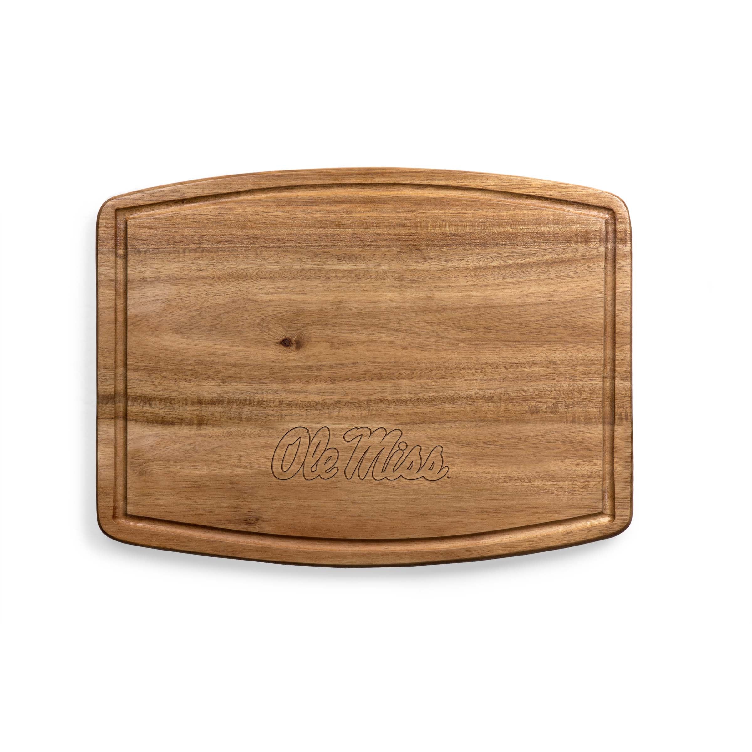Ole Miss Rebels - Ovale Acacia Cutting Board