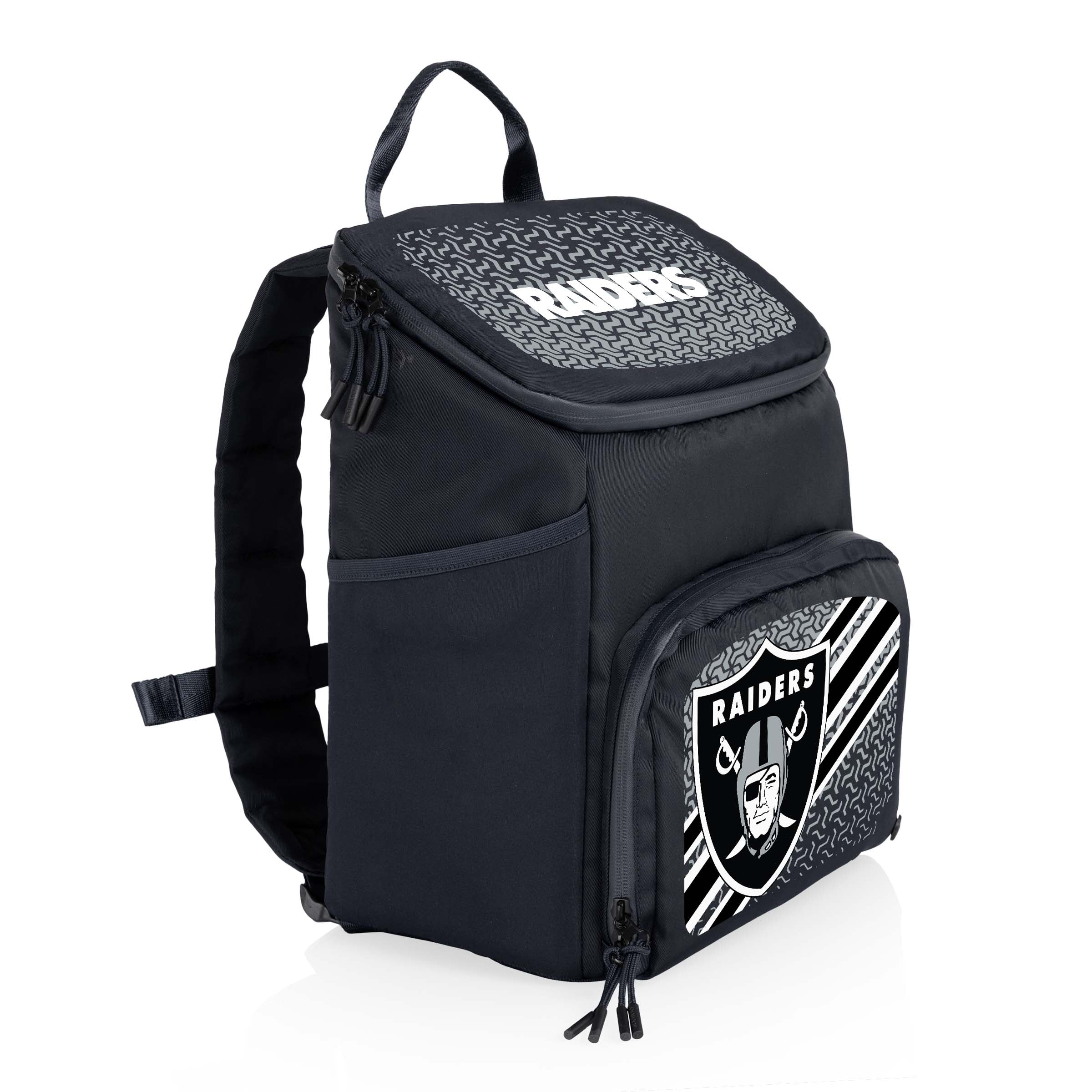 Las Vegas Raiders - PTX 2.0 Tarana Recycled Backpack Cooler-Picnic Time Family of Brands