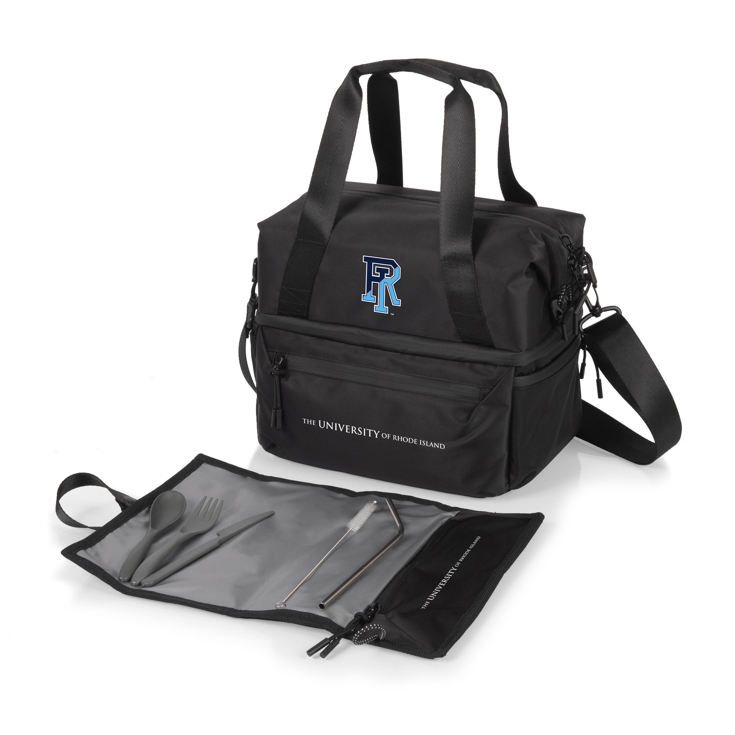 Rhode Island Rams - Tarana Recycled Lunch Bag Cooler with Utensils