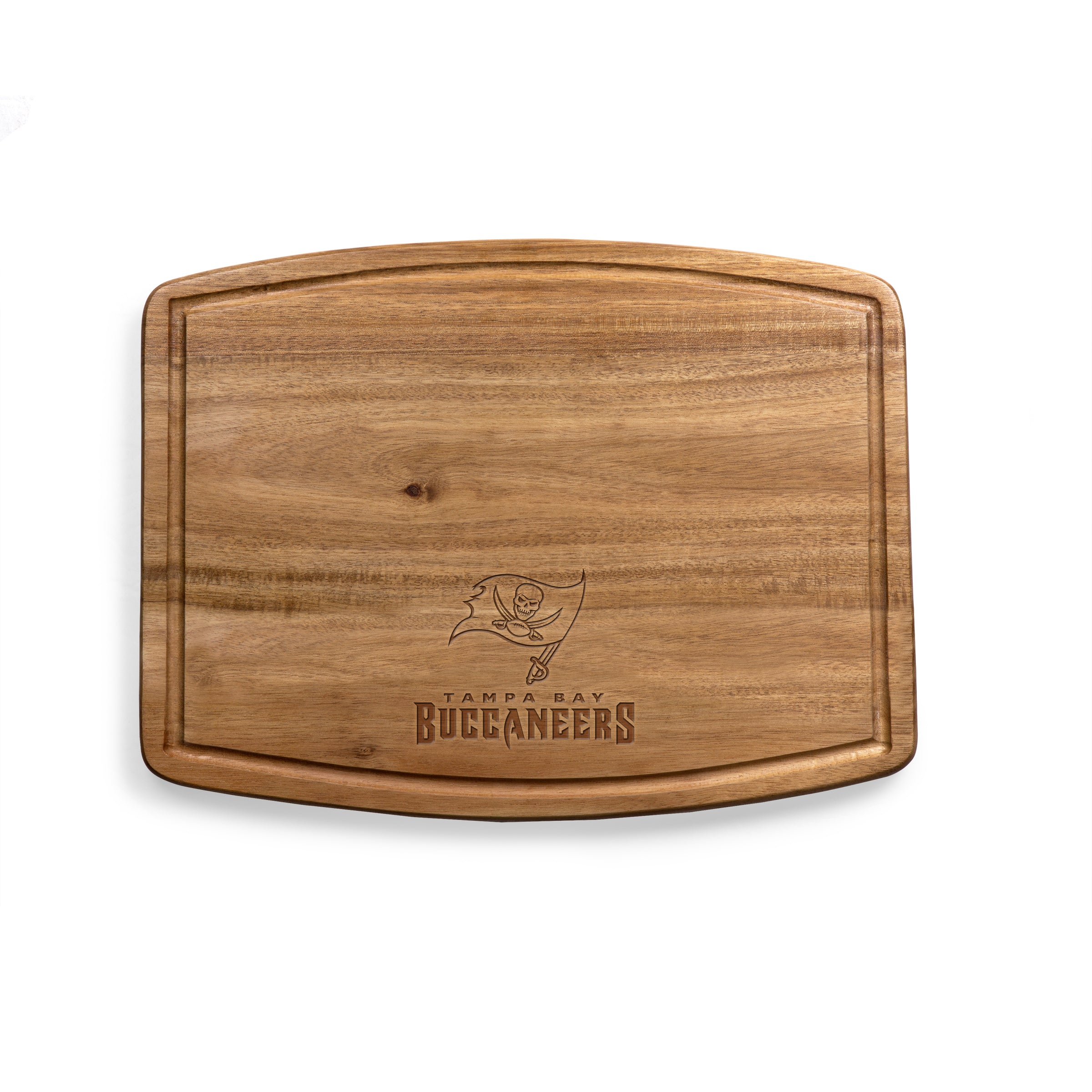 Tampa Bay Buccaneers - Ovale Acacia Cutting Board