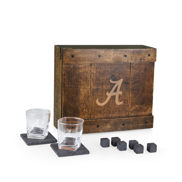alabama crimson tide wine glass gift set Alabama Crimson Tide