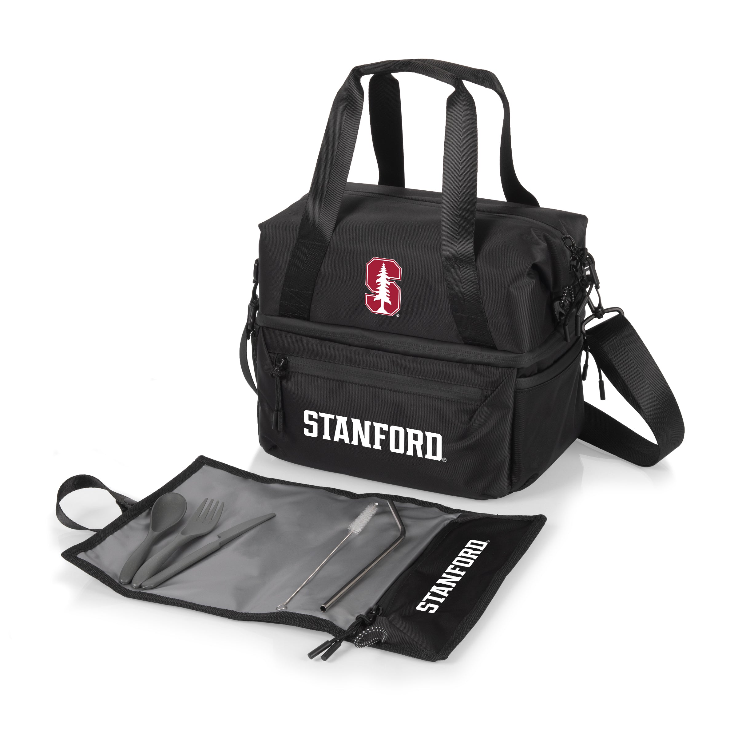 Stanford Cardinal - Tarana Recycled Lunch Bag Cooler with Utensils