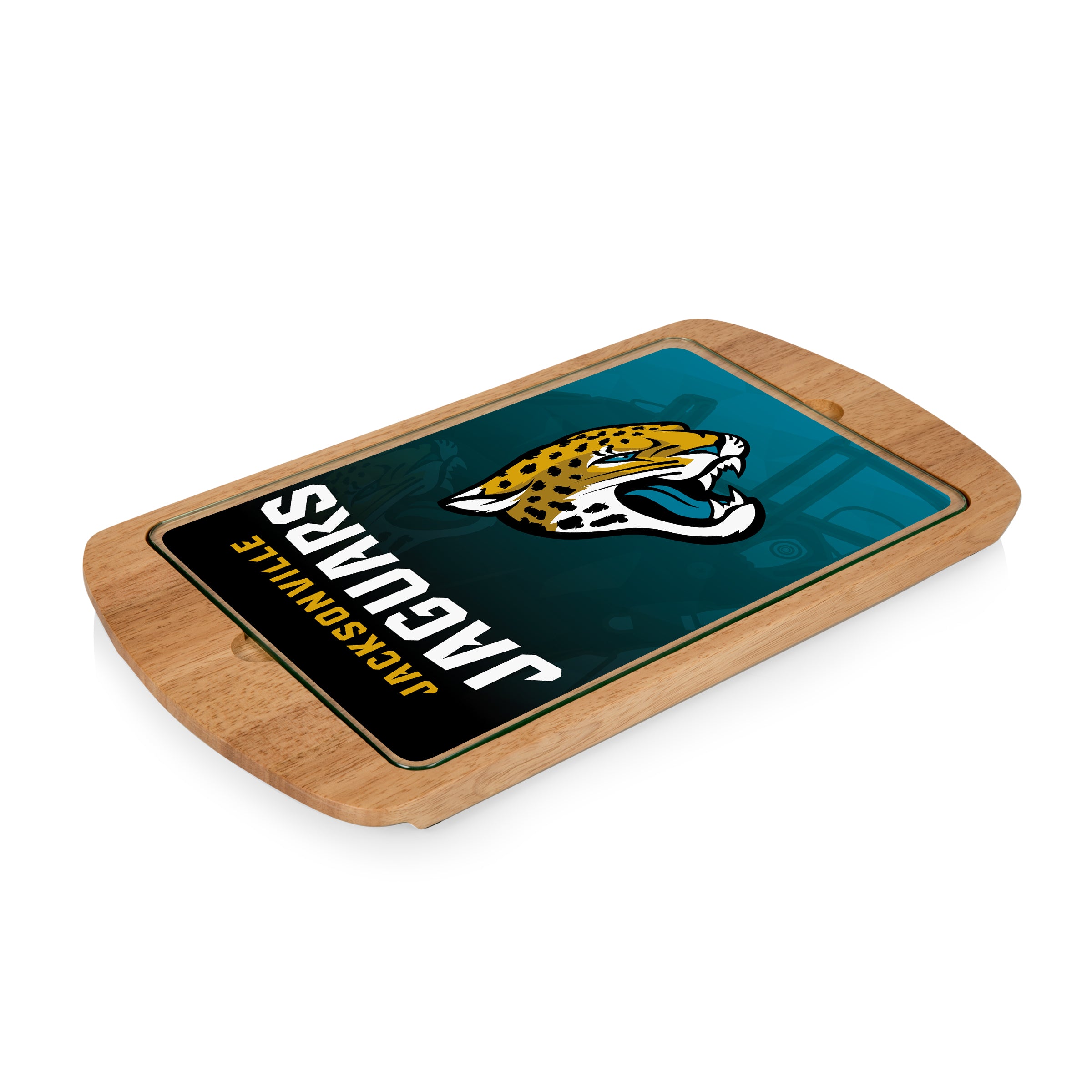 Jacksonville Jaguars - Billboard Glass Top Serving Tray