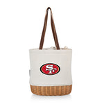 San Francisco 49ers - Pico Willow and Canvas Lunch Basket