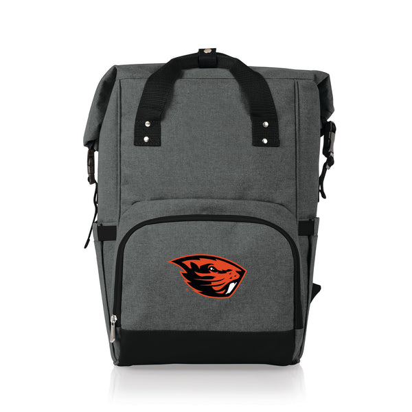 Oregon State Beavers - On The Go Roll-Top Backpack Cooler