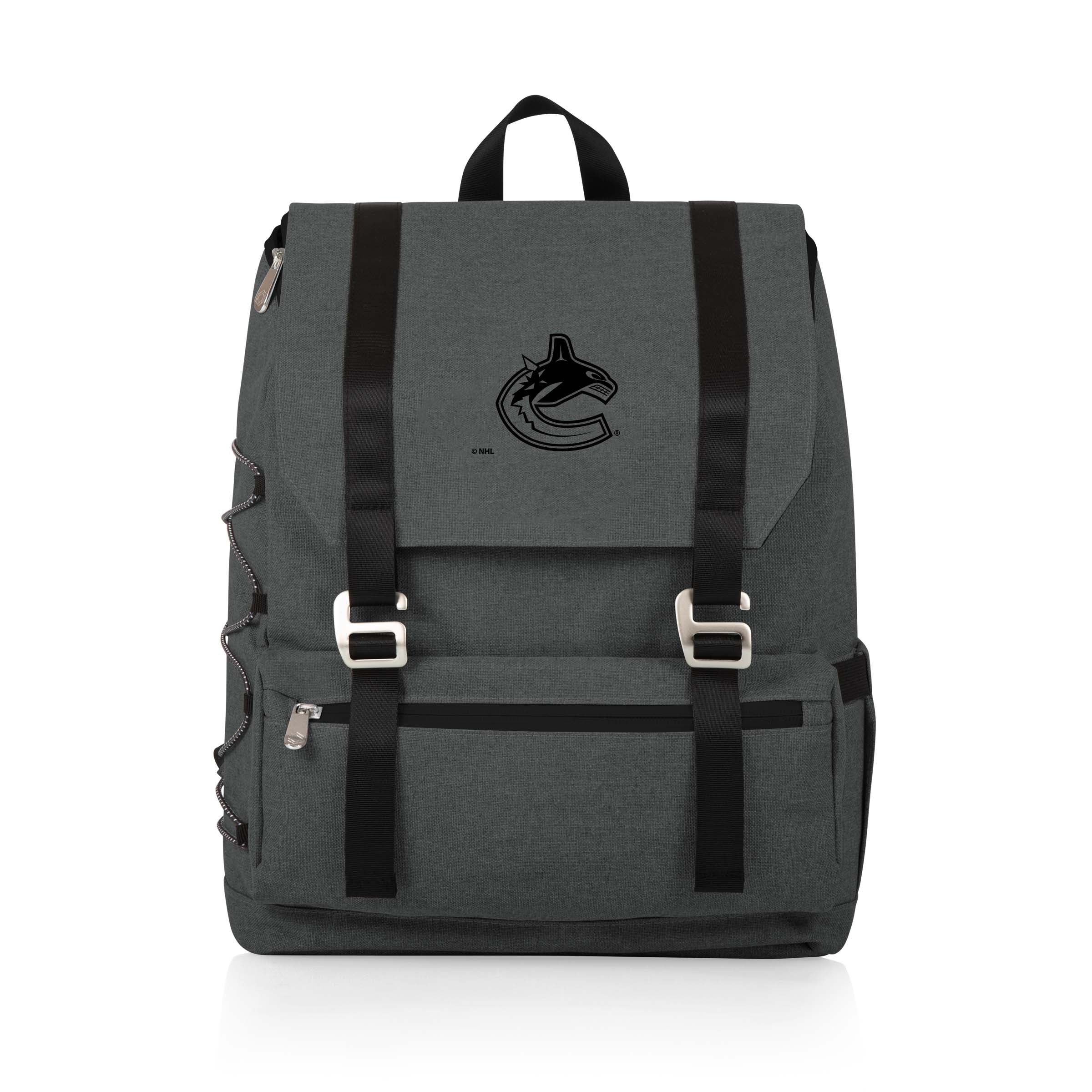 Vancouver Canucks - On The Go Traverse Backpack Cooler-Picnic Time Family of Brands