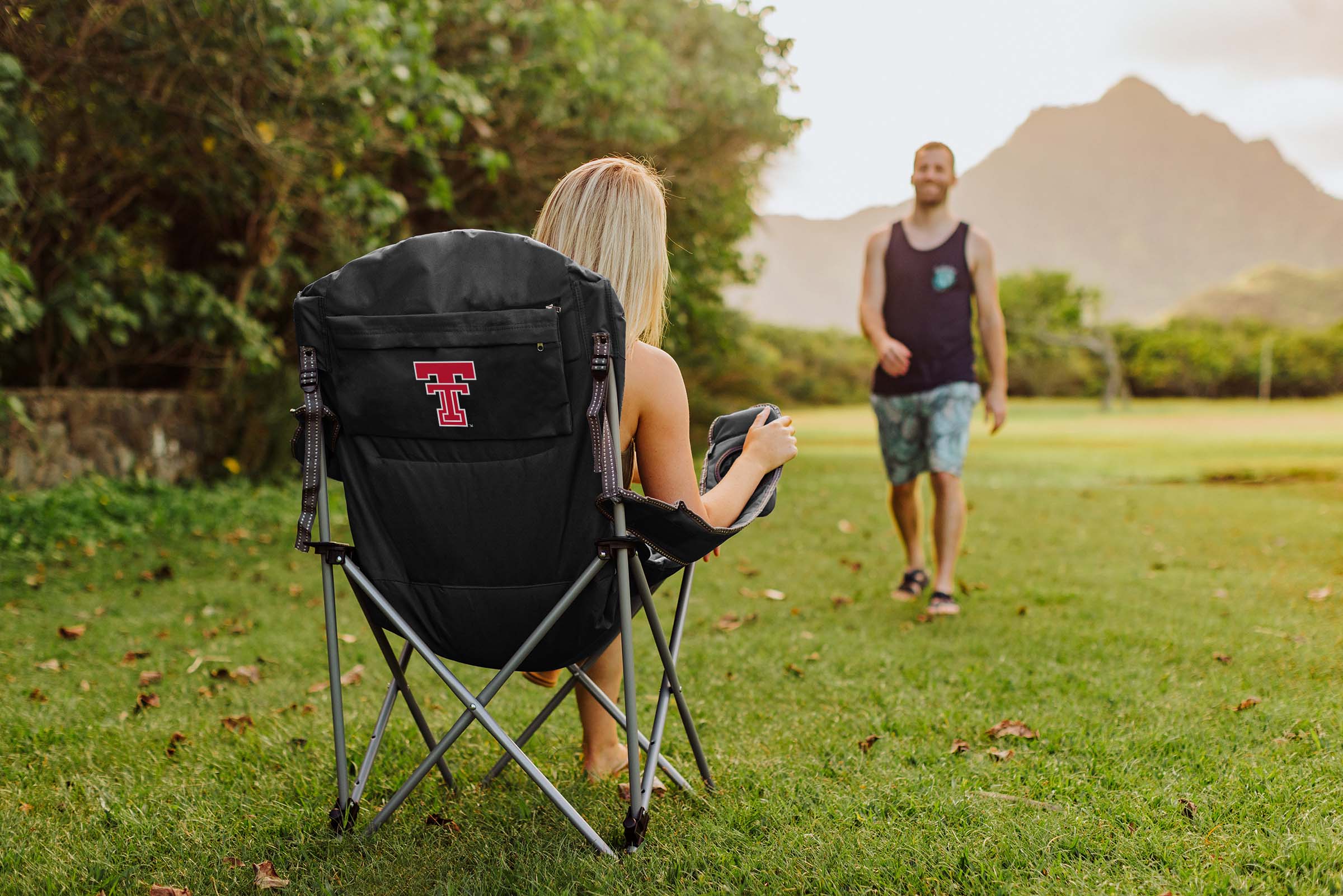 Texas Tech Red Raiders - Reclining Camp Chair-Picnic Time Family of Brands