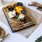 Virginia Tech Hokies - Delio Acacia Cheese Cutting Board & Tools Set