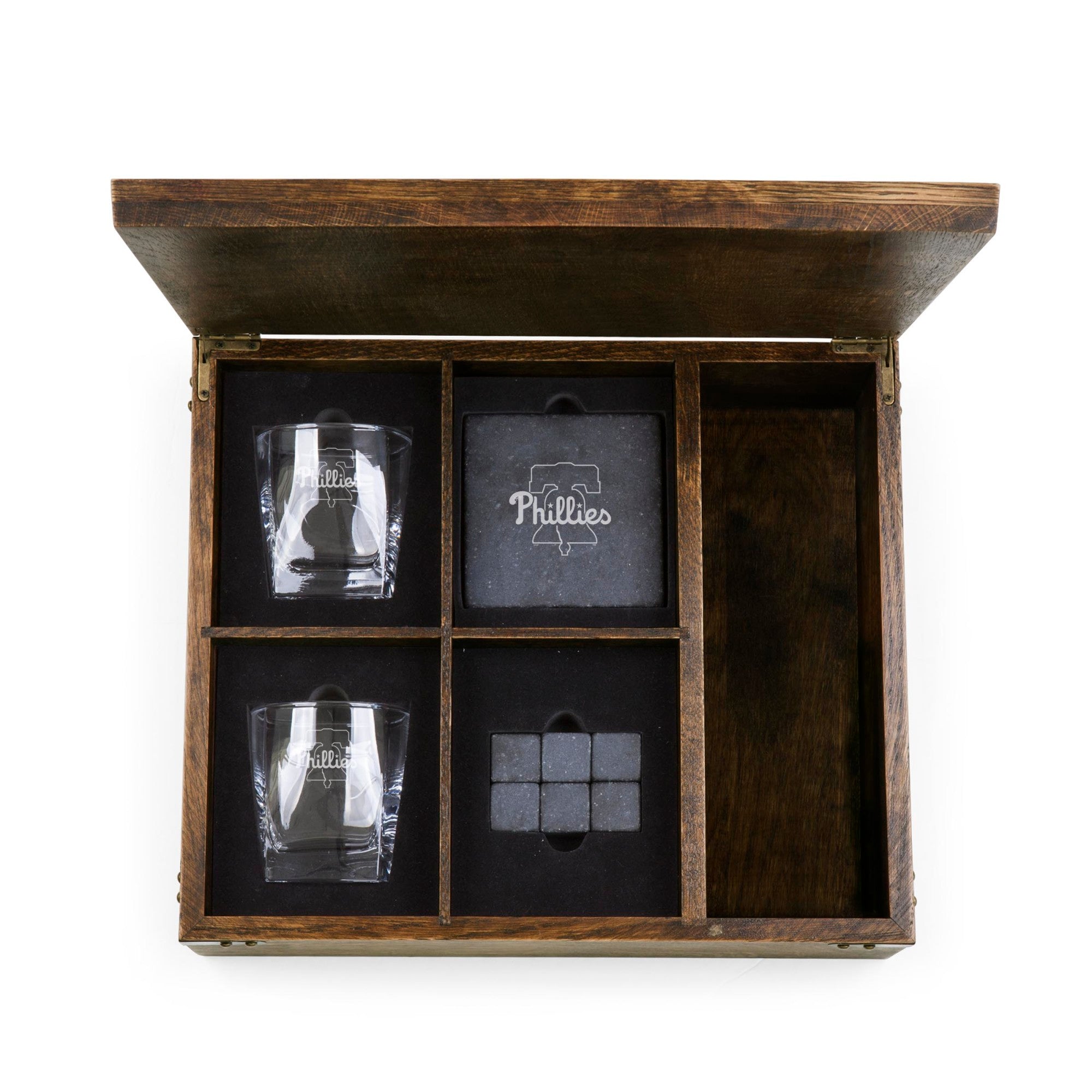 Philadelphia Phillies - Whiskey Box Gift Set