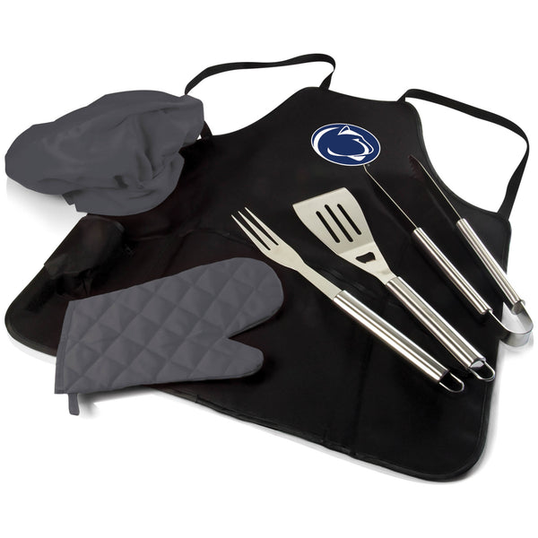 Penn State Nittany Lions - BBQ Apron Tote Pro Grill Set