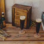 Wisconsin Badgers - Pilsner Beer Glass Gift Set