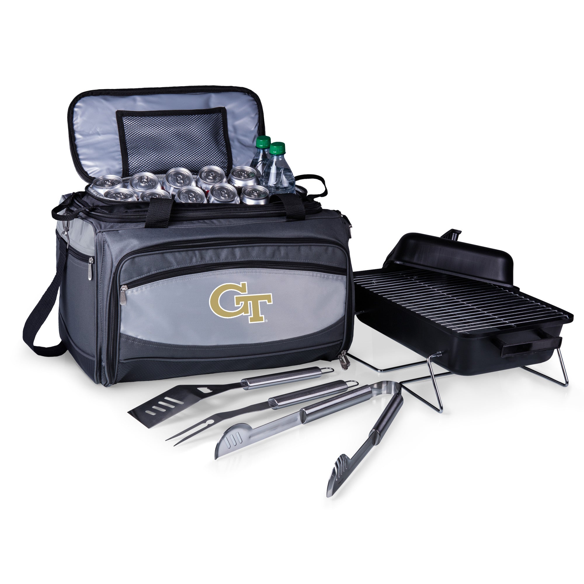 Georgia Tech Yellow Jackets - Buccaneer Portable Charcoal Grill & Cooler Tote