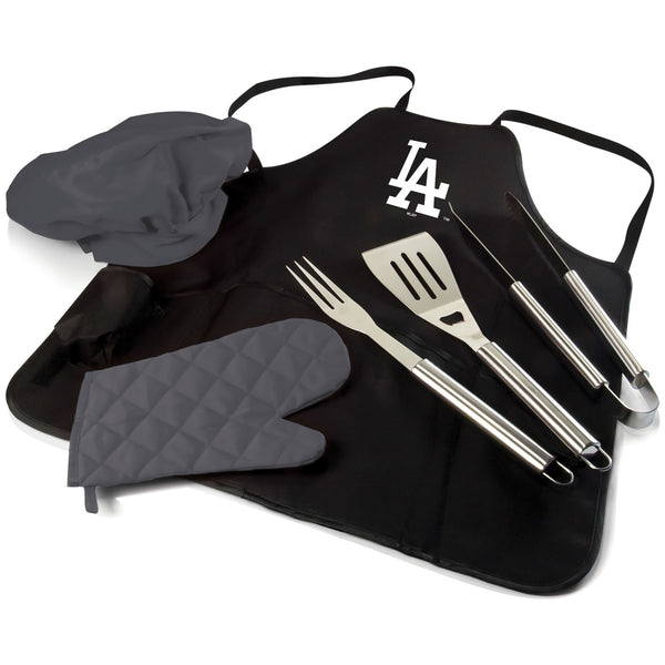 Los Angeles Dodgers - BBQ Apron Tote Pro Grill Set