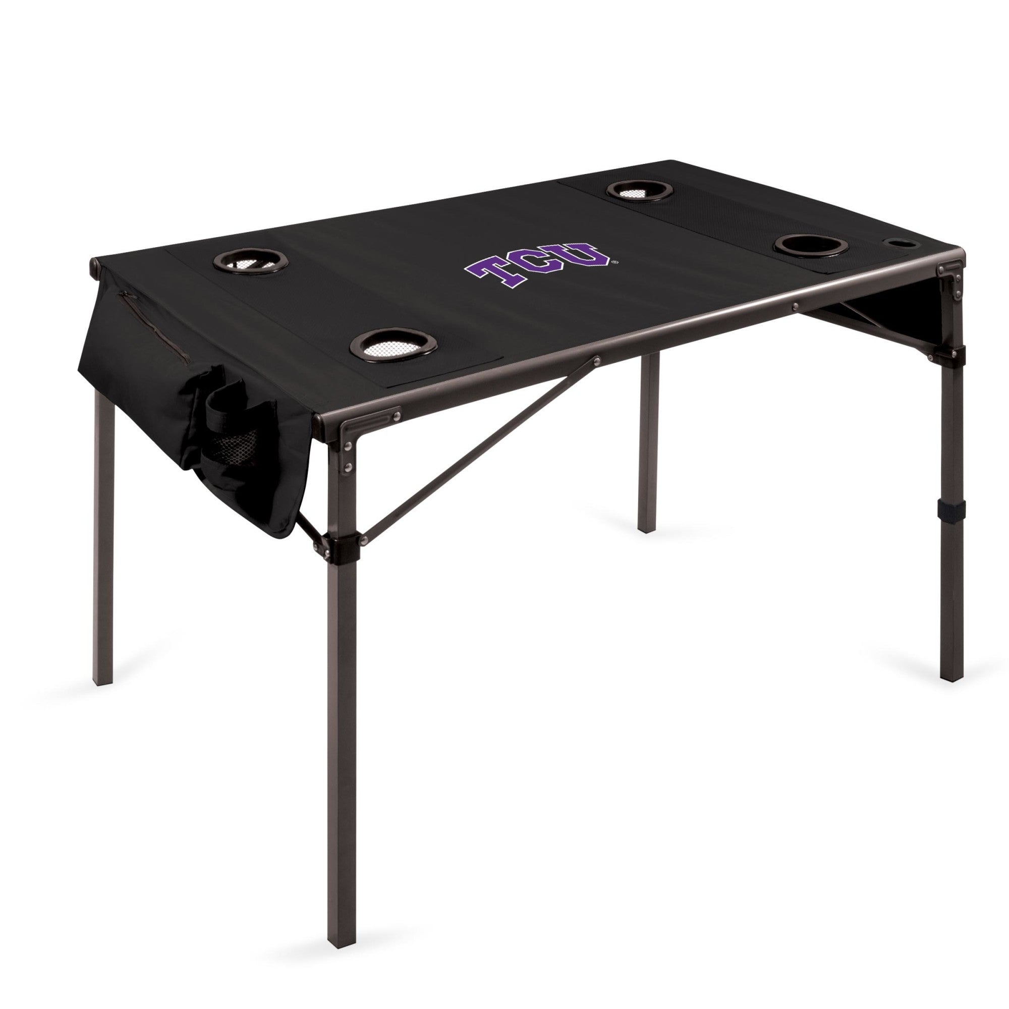 TCU Horned Frogs - Travel Table Portable Folding Table