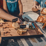 East Carolina Pirates - Delio Acacia Cheese Cutting Board & Tools Set