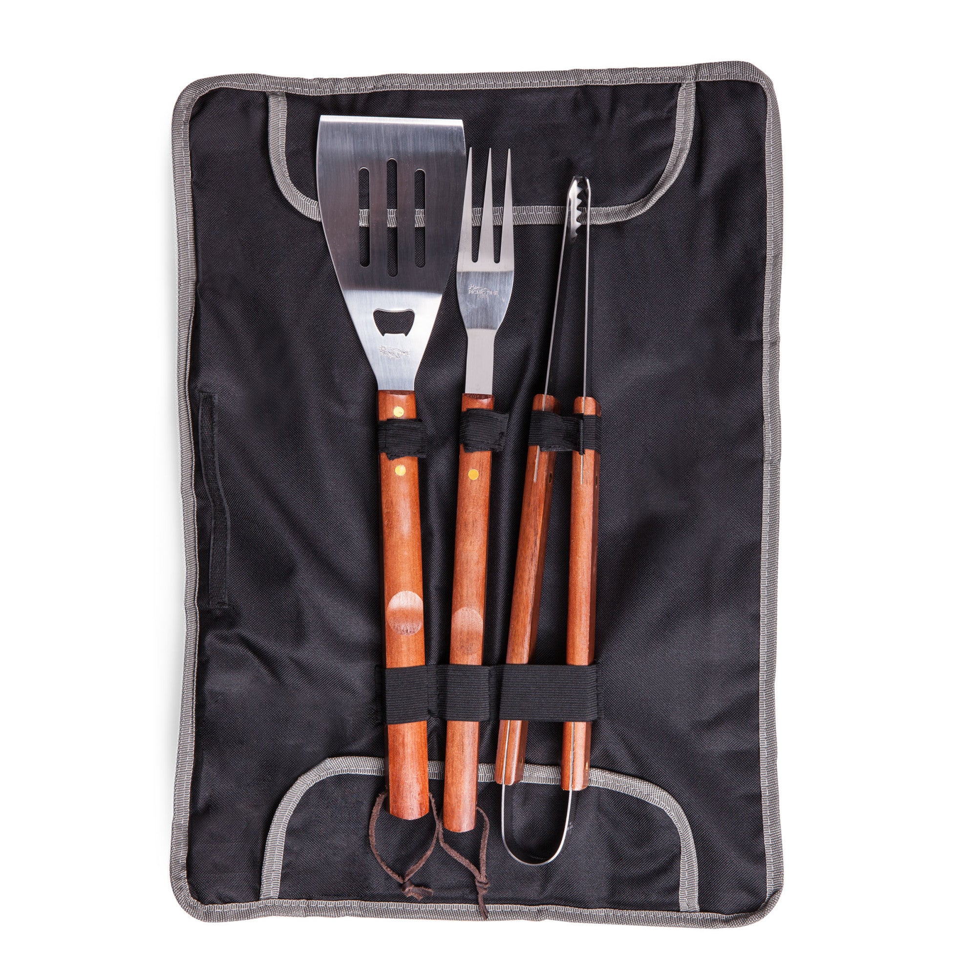 BBQ-AID 3 Piece Grill Set BBQ Accessories - Kitchen Tongs, Metal Spatula &  Fork Utensils - Heavy Duty Stainless Steel Barbecue Grill Utensils for