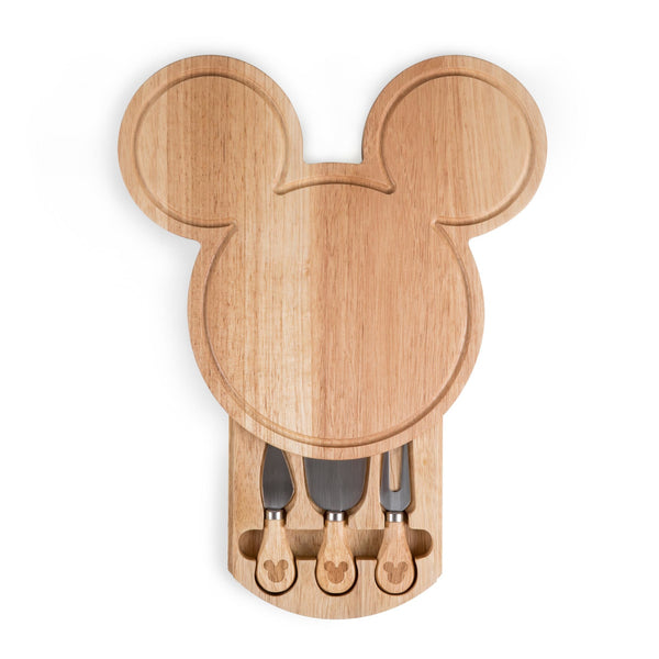 Mickey Mouse - Head Shaped Cheese Board with Tools