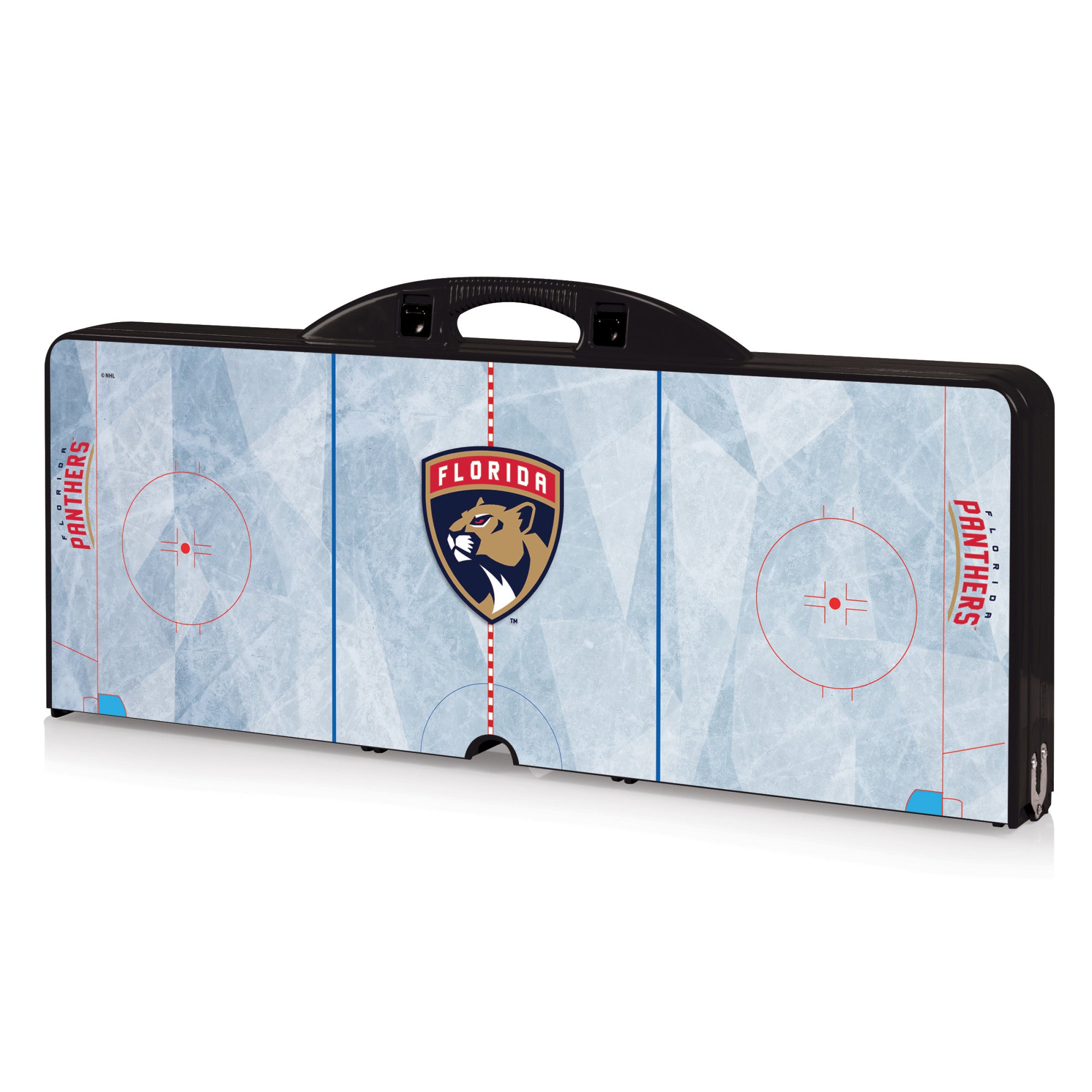 Hockey Rink - Florida Panthers - Picnic Table Portable Folding Table with Seats