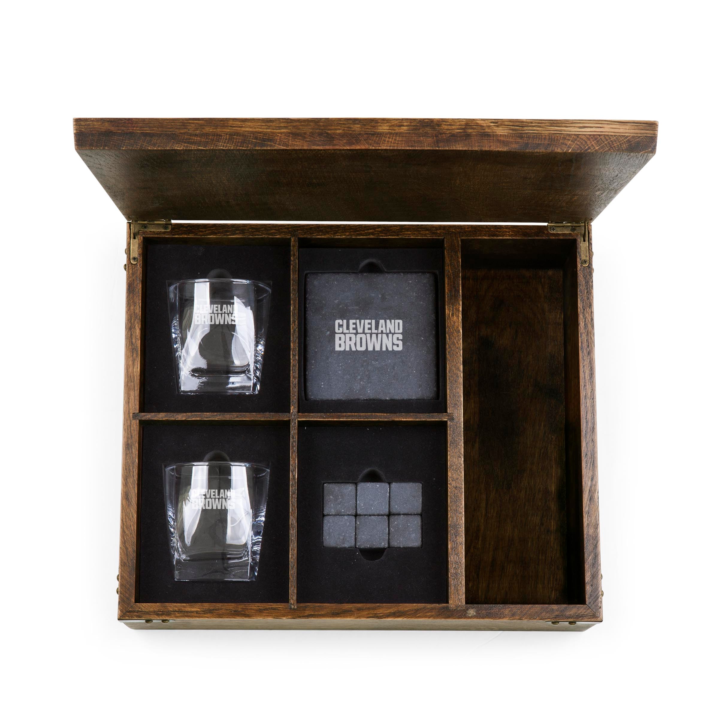 Cleveland Browns - Whiskey Box Gift Set