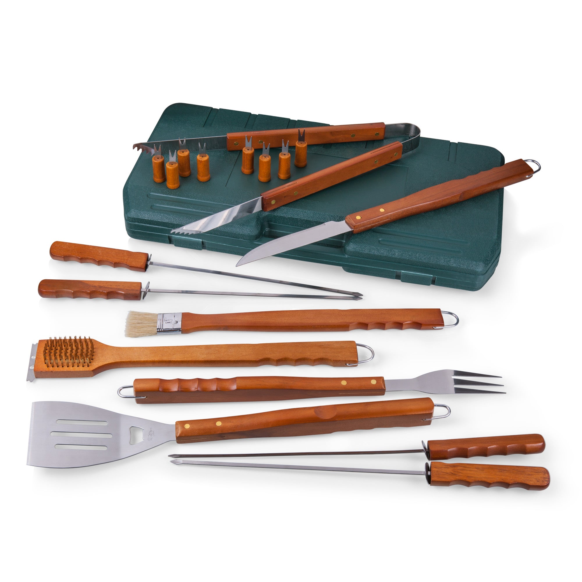 Lexi Home 18 Piece BBQ Grill Set with Case