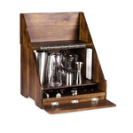 Miami Marlins - Madison Acacia Tabletop Bar Set