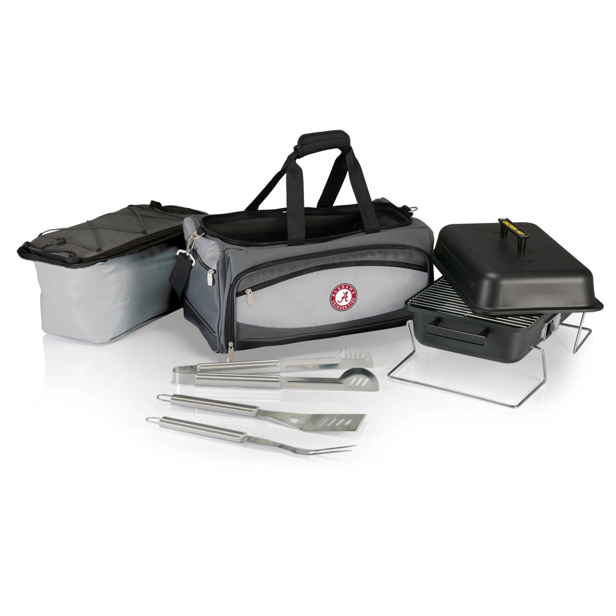 Alabama Crimson Tide - Buccaneer Portable Charcoal Grill & Cooler Tote