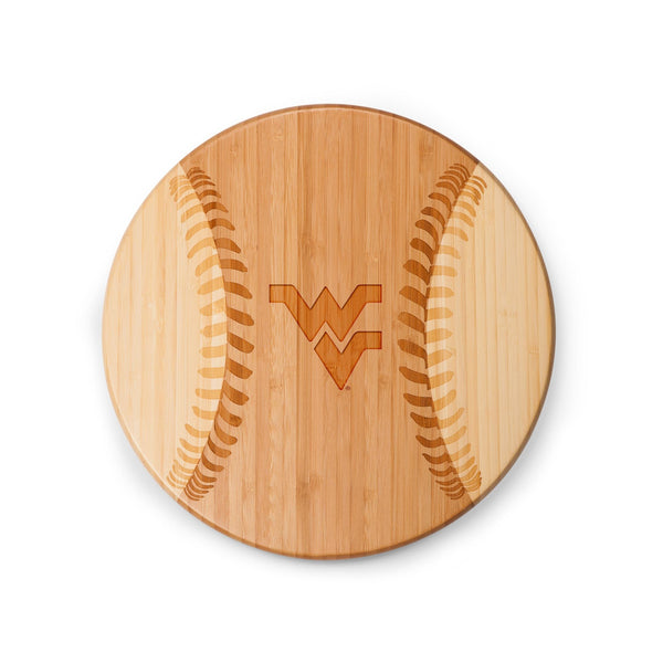 West Virginia Mountaineers - Home Run! Baseball Cutting Board & Serving Tray