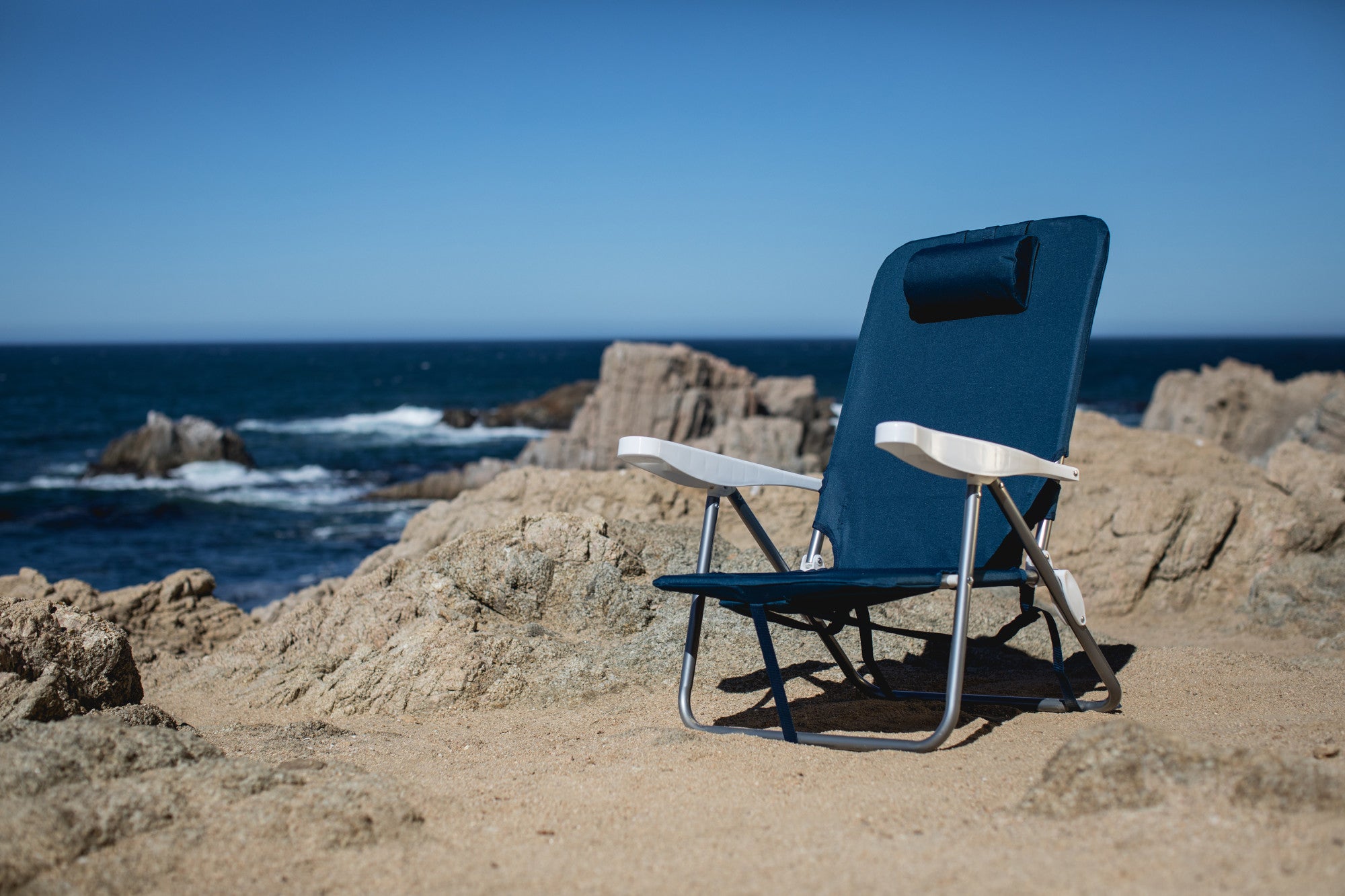 Virginia Cavaliers - Monaco Reclining Beach Backpack Chair