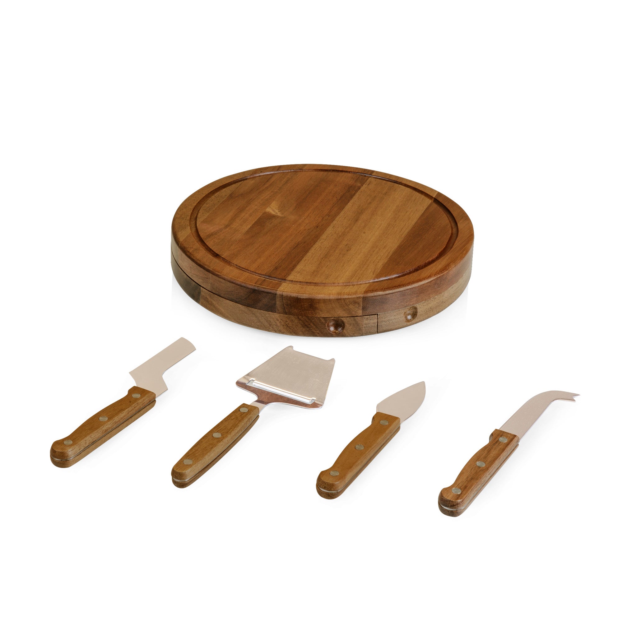 Acacia Wood BBQ Tool Set