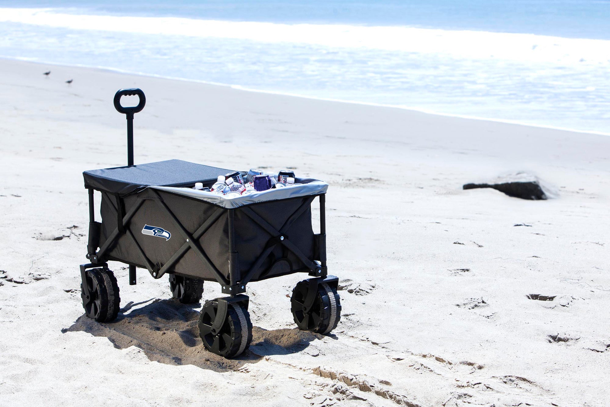 sand stroller wagon Seattle Seahawks