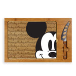 Mickey Mouse - Icon Glass Top Cutting Board & Knife Set-Picnic Time Family of Brands