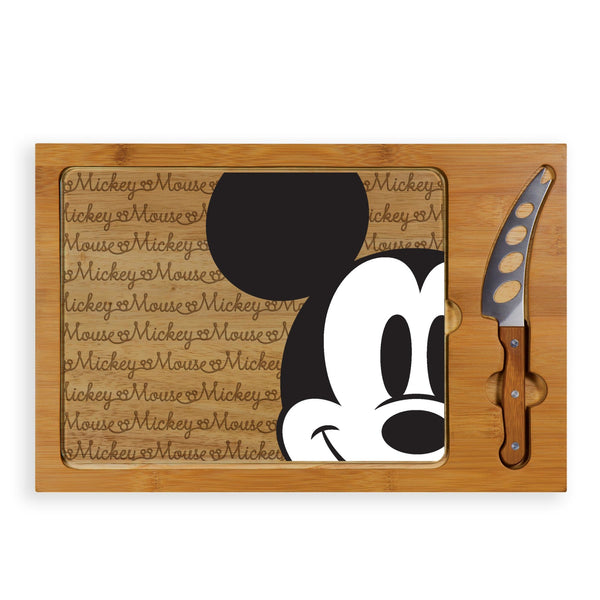 Mickey Mouse - Icon Glass Top Cutting Board & Knife Set