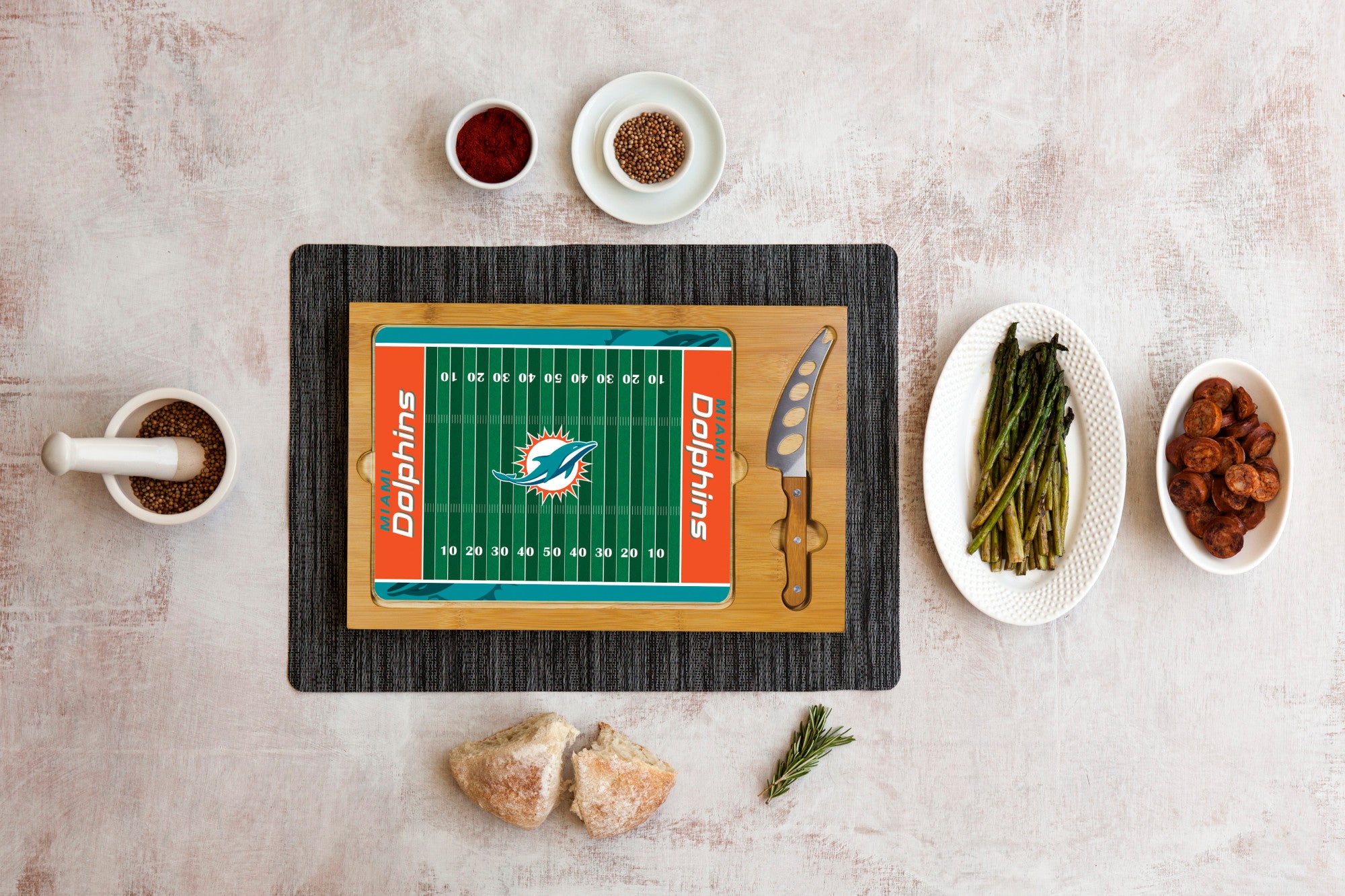 NFL 5-Piece Kitchen Knife Set - Miami Dolphins