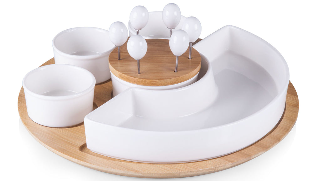 Bamboo & White Ceramic