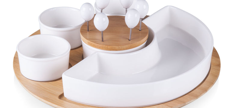 Bamboo & White Ceramic