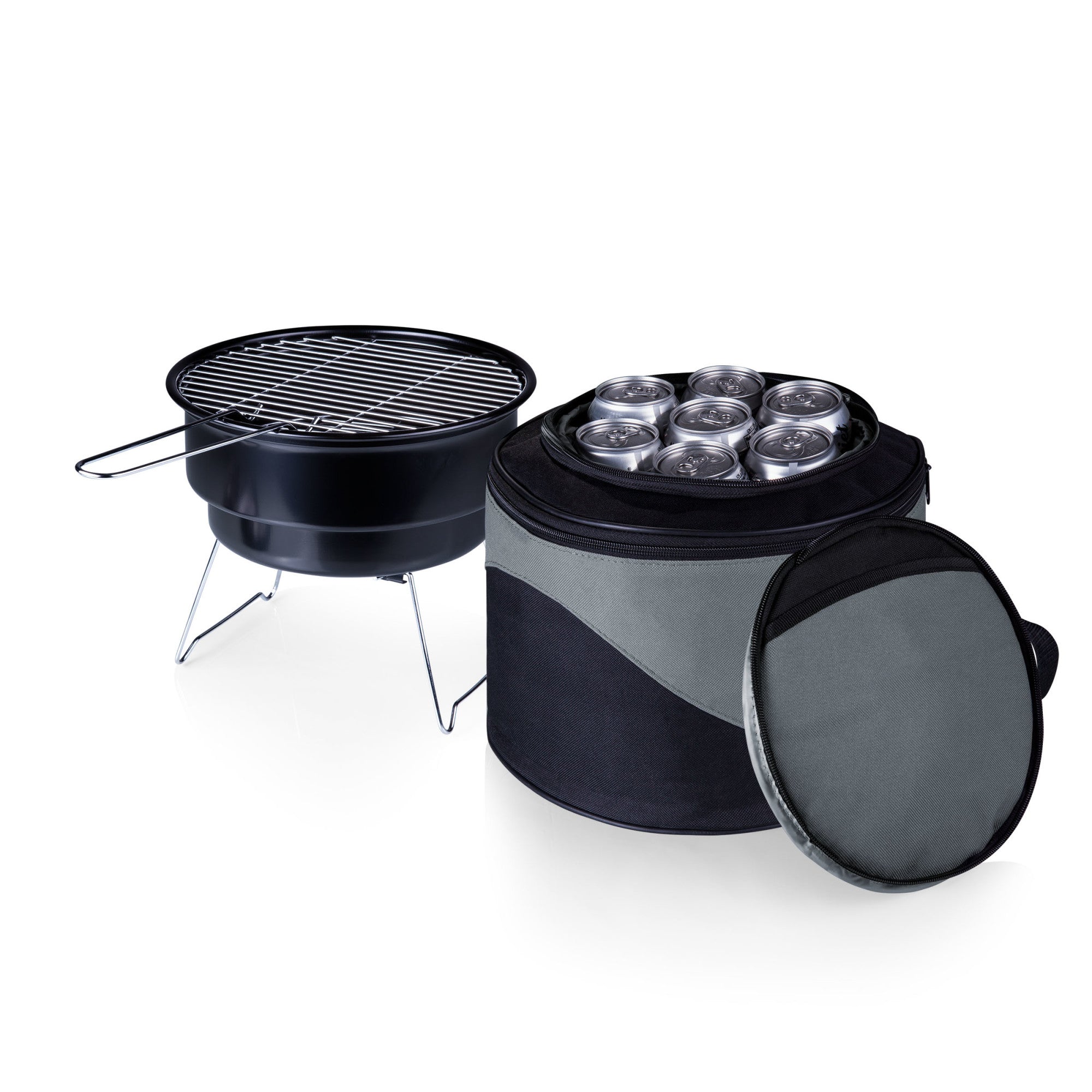 1pc Round Grill Small Fire Stove Charcoal Grill, Portable Barbecue Grill,  Small Barbecue Grill, Outdoor Grill Tools For Camping Hiking Picnics Traveli