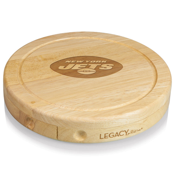 New York Jets - Brie Cheese Cutting Board & Tools Set