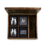 Oakland Athletics - Whiskey Box Gift Set